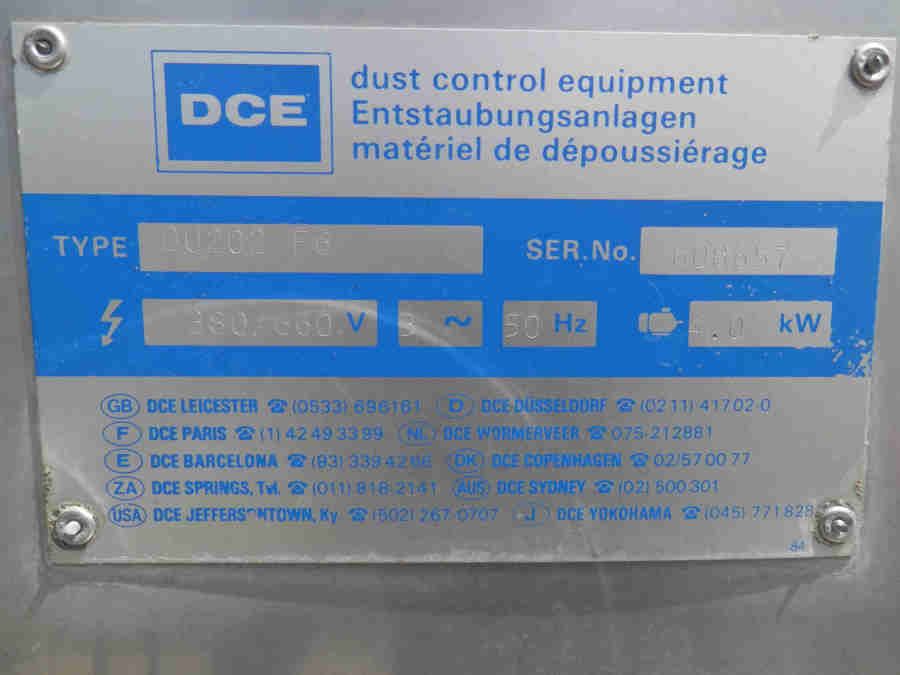 Donaldson / DCE Filter DU202 F6 ATEX RVS
